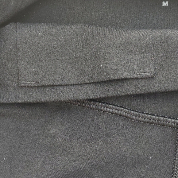 Athleta Transcend Slim Pant Nylon Stretch Black Womens Medium M Workout Yoga - Picture 4 of 11